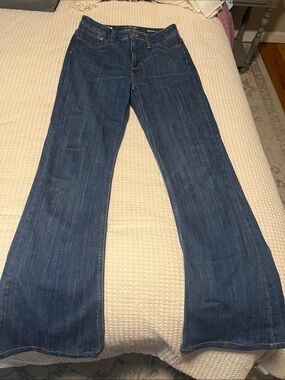 J. Crew Dark Blue Skinny Flare Jeans